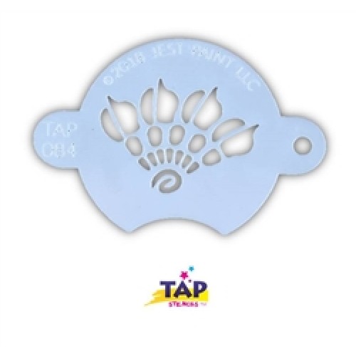 TAP Stencil 084 Henna Fan (TAP Stencil 084 Henna Fan)